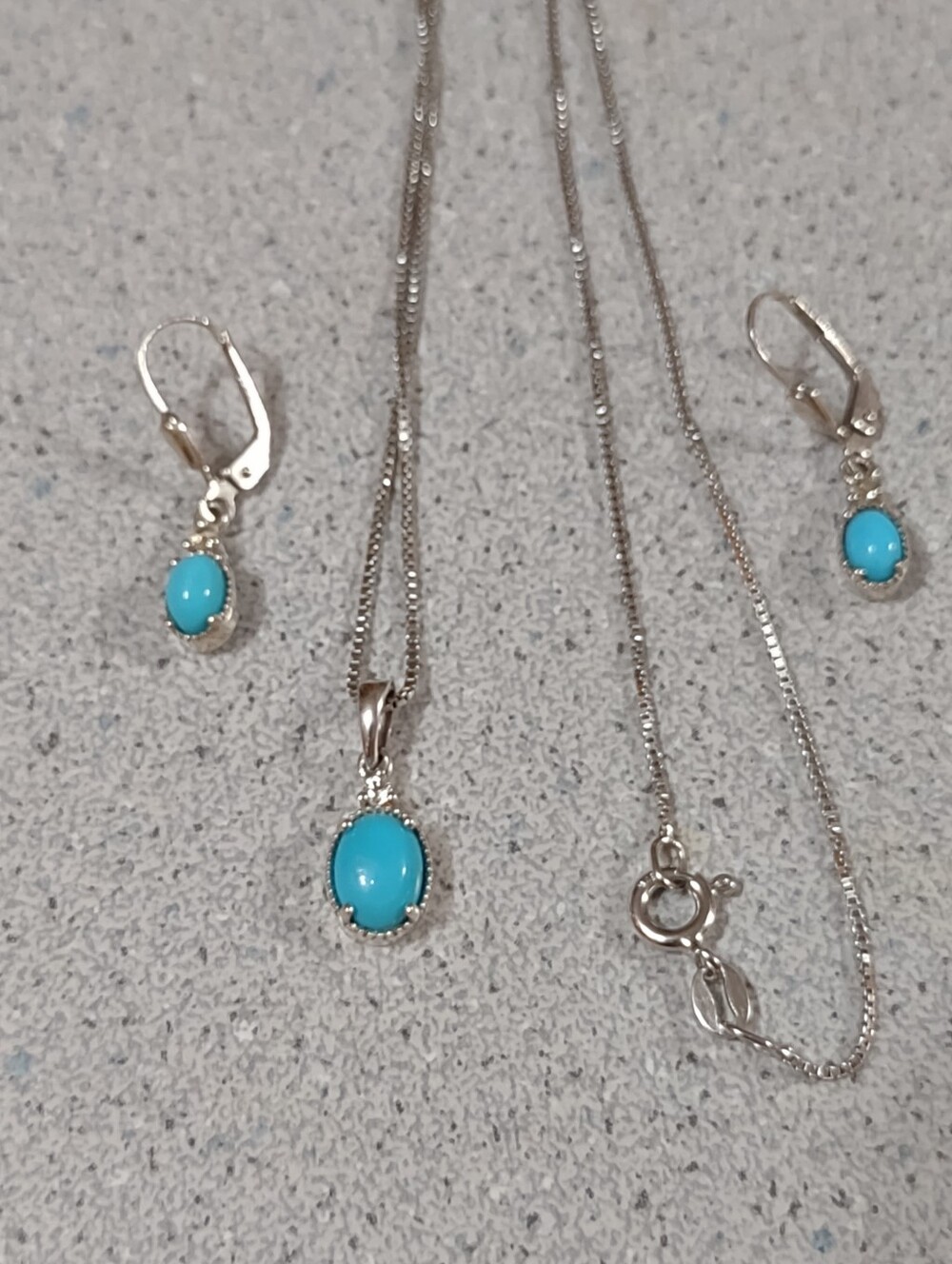 Turquoise+Sterling Set